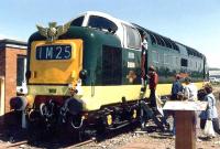 Star attraction at Rosyth Dockyard during <I>Navy Days</I> in June 1982 is Deltic D9000 <I>Royal Scots Grey</I>.<br><br>[Grant Robertson 21/06/1982]