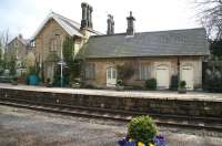 View south from the disused platform at Sleights on the Whitby branch 3 April 2008 showing the attractively renovated former station building.<br><br>[John Furnevel 03/04/2008]