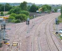 Progress at Bathgate - scene looking west on Sunday 20 July 2008.<br><br>[James Young 20/07/2008]
