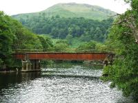A picture of the bridge which carried the railway across the River Lochay just east of Killin station site on its way to Loch Tay.<br><br>[John Gray 23/07/2008]