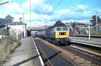 Loco hauled <I>Club Trains</I> to Kirkcaldy and the Fife Circle have been revived recently. Here is 47445 at Leyland on a Blackpool to Manchester Victoria <I>Club Train</I> in 1979, a service that started in Lancashire and Yorkshire Railway days and lasted until the 1990s. <br><br>[Mark Bartlett 09/08/1979]