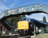 D199 photographed on the Mid Hants Railway in January 1999.<br><br>[Peter Todd /01/1999]