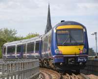 170 427 on an Aberdeen - Glasgow service crossing the Tay Viaduct at Perth on 24 July 2008. <br><br>[Bill Roberton 24/07/2008]