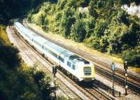 Prototype HST photographed running through Sonning Cutting in the 1970s.<br><br>[Ian Dinmore //]