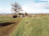 The former station at Broughton Skeog, closed at an early date. View looks north to the level crossing from the former platform.<br><br>[Ewan Crawford //]