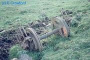 A wheelset lie nearby the former start of the Duchall Moor Railway.<br><br>[Ewan Crawford //]