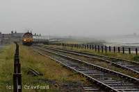 Alcan train approaching North Blyth bauxite train-loading terminal.<br><br>[Ewan Crawford //]