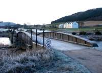 A frosty morning at Cardrona in December 2003. View north towards Peebles.<br><br>[John Furnevel 13/12/2003]