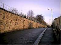 Shot Factory Lane which is adjacent to Redheugh Bridge.<br><br>[Ewan Crawford 06/12/2001]