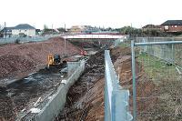 View looking south over the site of the future Merryton station. Track is not down yet.<br><br>[Ewan Crawford 27/03/2005]