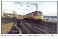 National Railway Museum Postcard view of a Blue Train heading west at Bowling. The view imitates that painted for the introduction of the Blue Train service.<br><br>[Ewan Crawford Collection /12/2002]