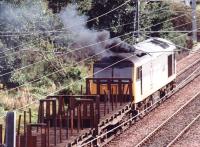 Transrail liveried 60058 appears very poorly at Millerhill in 1997.<br><br>[John Furnevel 03/07/1997]