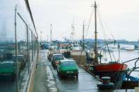 View from a train on Wexford Quay in 1993.<br><br>[Bill Roberton //1993]