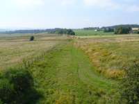 View from road overbridge at Drum station on the Deeside line looking west towards Park. The line here was double track all the way from Ferryhill Junction in Aberdeen to Park until the early 1950s when it was singled.<br><br>[John Williamson 28/07/2008]