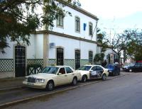 The main station building at Faro, Portugal, October 2007.<br><br>[Don Smith /10/2007]