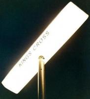 Platform lighting, Kings Cross, 1980s.<br><br>[John Furnevel //]