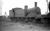 McIntosh ex-Caledonian 2P 0-4-4T 55217 on shed at Thornton Junction in May 1959. The locomotive had been a regular on the Blairgowrie branch until its closure in 1955 [see image 7371].   <br><br>[Robin Barbour Collection (Courtesy Bruce McCartney) 19/05/1959]