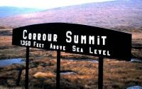 Sign at Corrour Summit in 1987.<br><br>[David Panton //1987]