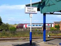 A Cross Country Voyager speeds through Didcot on 12 August.<br><br>[Peter Todd 12/08/2008]