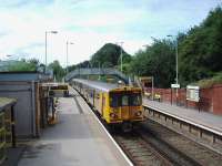 A Kirkby to Liverpool Central service, with 507015, leaves Rice Lane, which was called Preston Road until 1984. Immediately round the corner is Walton Junction where the Ormskirk to Liverpool line is joined. <br><br>[Mark Bartlett 13/08/2008]