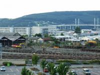 It looks like the end of the line for the Inverness Carriage Cleaning Sheds as they have been fenced off and all the track has been lifted.<br><br>[John Gray 16/08/2008]