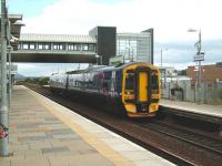 158 735 calls at Edinburgh Park on 30 July with a Waverley - Bathgate service. <br><br>[David Panton 30/07/2008]