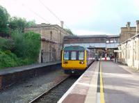 <I>Not for the faint hearted.</I> 142036 is about to leave Platform 5 at Lancaster as the 0854 to Carlisle via the Cumbria coast with an arrival time scheduled for 1222. It is a wonderful line but 3 hours 28 minutes on a <I>Nodding Donkey</I> is not the best way to see it. Wait for a Sprinter if possible. 130808.<br><br>[Mark Bartlett 13/08/2008]