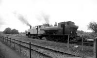 Pair of tank engines on the East Somerset Railway near Cranmore on 16 August 2008.<br><br>[Peter Todd 16/08/2008]