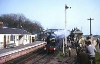 J37 0-6-0 no 64602 stands at Elie (closed September 1965) with a railtour in the early 1960s.<br><br>[Robin Barbour Collection (Courtesy Bruce McCartney) //]