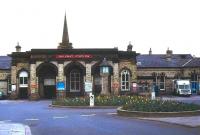 Main entrance to Saltburn station in July 1978<br><br>[Ian Dinmore 21/07/1978]