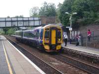 158 730 at Polmont with an Edinburgh - Dunblane service on 21 July 2007<br><br>[David Panton 21/07/2007]