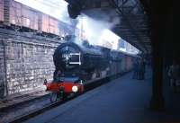 J37 64602, at the head of a Fife excursion special, waiting to leave Dundee in the 1960s.<br><br>[Robin Barbour Collection (Courtesy Bruce McCartney) //]