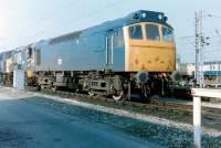 Line up at Kingmoor depot in 1982. 25278 is now at the NYMR as D7628<br><br>[Colin Alexander //1982]