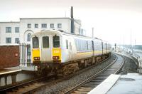 456 leaving Belfast Yorkgate in 1993. Station opened the previous year.<br><br>[Bill Roberton //1993]