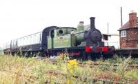 Scene at Dunnington on the Derwent Valley Light Railway in 1979. J72 69023 Joem.<br><br>[Ian Dinmore //1979]