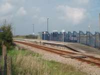 Newquay branch intermediate station St Columb Rd has been reduced to basic, albeit very tidy, facilities and the loop was removed a long time ago. View west towards Quintrel Downs and Newquay. <br><br>[Mark Bartlett 19/09/2008]
