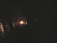 The last thing you expect when taking a Boys Brigade Company weekend away through a disused tunnel is the lights of a ........ CAR<br>
What the heck??  These lines were lifted decades ago!!<br><br>[Colin Harkins 28/09/2008]