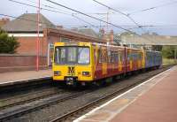 Metro service for St James at West Jesmond on 28 September.<br><br>[Bill Roberton 28/09/2008]