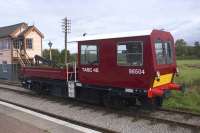 TASC 45 self propelled engineering vehicle used primarily for PW operations on the Swindon & Cricklade Railway.<br>
<br><br>[Peter Todd 04/10/2008]