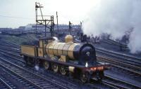 HR 103 runs round the 1965 Scottish Rambler at West Street Junction, Glasgow, having returned from Terminus Quay. Note: the location just east of the junction, looking west.<br><br>[G W Robin 17/04/1965]