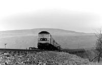 Looking across Ribblehead viaduct in 1984 as a class 47 heads south towards Settle.<br><br>[Colin Alexander //1984]