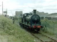 Ex-NB Holmes class J36 no 673 <I>Maude</I>, one of the attractions at the St Rollox Works open day on 27 June 1981.<br><br>[Colin Alexander 27/06/1981]