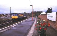 A Waterloo - Paignton Summer Saturday service approaching Salisbury on 30 August 1992.<br><br>[Ian Dinmore 30/08/1992]