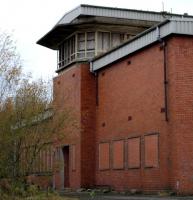 The old Control and signalling centre at Thornton Yard. Opened in 1956 incorporating the latest technology to accommodate the supposed trainloads of coal from the new Rothes deep mine. Unfortunately this was at the last moment declared unsafe by geological boffins, a debacle indeed.<br><br>[Brian Forbes 08/11/2008]