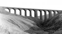 Standing in Upper Dentdale looking east towards the 11 arches of Arten Gill Viaduct in the Winter of 1983/4.<br><br>[Colin Alexander //1984]