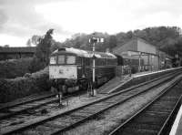 33202 stabled in the bay at Bishops Lydeard station on the West Somerset Railway in May 2007.<br>
<br><br>[Peter Todd 13/05/2007]