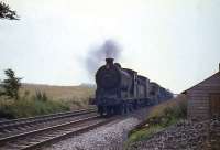 Class J-37 number 64571 hurries south from Cumbernauld with the breakdown train in August 1965.<br><br>[G W Robin 03/08/1965]