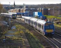 170 419 and 425 pass at Kirkcaldy on 18 November 2008.<br><br>[Bill Roberton 18/11/2008]