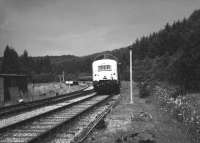 Deltic 55009 <I>Alycidon</I> approaching Levisham with a train under a threatening sky in July 2008.<br><br>[Peter Todd /07/2008]