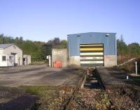 The <I>On-Track Machine</I> shed, pit and inspection area in Perth New Yard on 21 October 2008.<br><br>[Gary Straiton 21/10/2008]